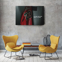 Load image into Gallery viewer, Michael Jordan Jersey Locker Room Canvas Poster – Wall Art Decor