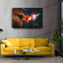 Load image into Gallery viewer, Batman Illustration Canvas Print – Joker Movie Wall Art for Superhero Home Decor