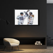 Load image into Gallery viewer, Aaron Judge & Anthony Rizzo Canvas Art – New York Yankees Wall Decor