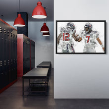 Load image into Gallery viewer, CJ Stroud & Nico Collins Canvas Art – Houston Texans Wall Decor