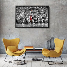 Load image into Gallery viewer, Michael Jordan The Last Shot Canvas Print – Chicago Bulls Basketball Wall Art Decor