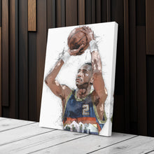 Load image into Gallery viewer, Alex English Canvas Art – Denver Nuggets Wall Decor