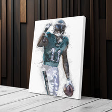 Load image into Gallery viewer, A.J. Brown Canvas Art - Philadelphia Eagles Wall Decor