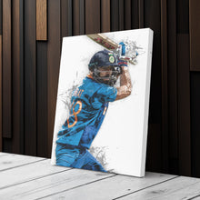 Load image into Gallery viewer, Virat Kohli Canvas Art – India Cricket Wall Decor