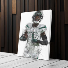 Load image into Gallery viewer, Sauce Gardner Canvas Art – New York Jets Wall Decor