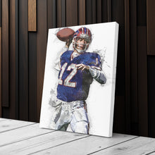 Load image into Gallery viewer, Jim Kelly Canvas Art – Buffalo Bills Wall Decor