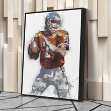 Load image into Gallery viewer, John Elway Canvas Art – Denver Broncos Wall Decor