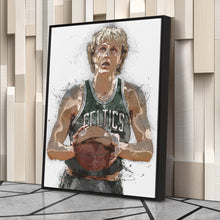 Load image into Gallery viewer, Larry Bird Canvas Art – Boston Celtics Wall Decor