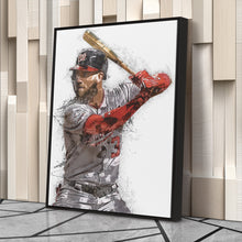 Load image into Gallery viewer, Bryce Harper Canvas Art – Washington Nationals Wall Decor