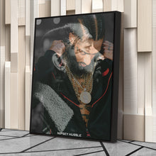 Load image into Gallery viewer, Nipsey Hussle Canvas – Rap Legend Wall Art for Studio Decor