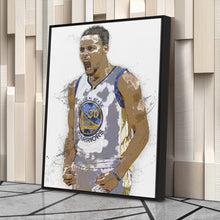 Load image into Gallery viewer, Stephen Curry Canvas Art – Golden State Warriors Wall Decor