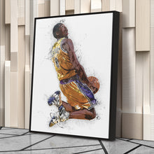 Load image into Gallery viewer, Kobe Bryant Canvas Art – Los Angeles Lakers Wall Decor