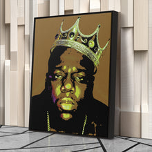 Load image into Gallery viewer, Notorious B.I.G Canvas – Rap Icon Wall Art for Home Decor