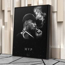 Load image into Gallery viewer, Stephen Curry Cigar Canvas – NBA Champion Wall Art