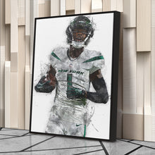 Load image into Gallery viewer, Sauce Gardner Canvas Art – New York Jets Wall Decor
