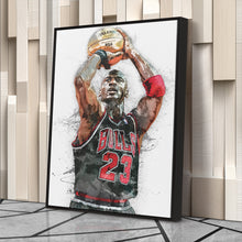 Load image into Gallery viewer, Michael Jordan Canvas Art – Chicago Bulls Legend Wall Decor