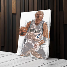 Load image into Gallery viewer, Jason Kidd Canvas Art – Dallas Mavericks Wall Decor