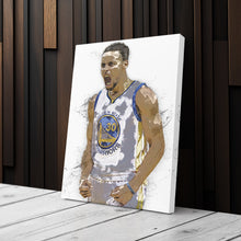 Load image into Gallery viewer, Stephen Curry Canvas Art – Golden State Warriors Wall Decor