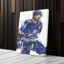 Load image into Gallery viewer, Nikita Kucherov Canvas Art – Tampa Bay Lightning Wall Decor