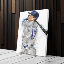 Load image into Gallery viewer, Shohei Ohtani Canvas Art – Los Angeles Dodgers Wall Decor