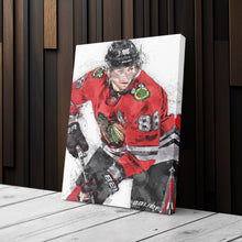 Load image into Gallery viewer, Patrick Kane Canvas Art – Chicago Blackhawks Wall Decor