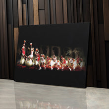Load image into Gallery viewer, Michael Jordan Evolution Canvas – Chicago Bulls Wall Art Print for Sports Fans