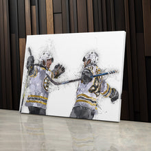 Load image into Gallery viewer, Brad Marchand & David Pastrnak Canvas Art – Boston Bruins Wall Decor