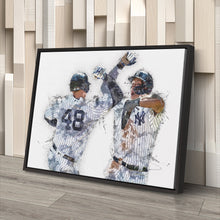 Load image into Gallery viewer, Aaron Judge & Anthony Rizzo Canvas Art – New York Yankees Wall Decor