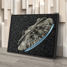 Load image into Gallery viewer, Millennium Falcon Canvas Art - Star Wars Wall Decor Framed Print