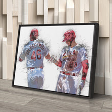 Load image into Gallery viewer, Paul Goldschmidt & Nolan Arenado Canvas Art – St. Louis Cardinals Wall Decor