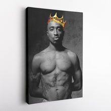 Load image into Gallery viewer, Tupac Illustration Canvas – Rap Legend Wall Art Decor