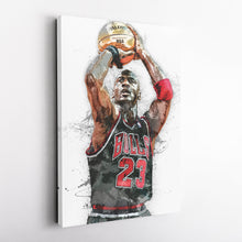 Load image into Gallery viewer, Michael Jordan Canvas Art – Chicago Bulls Legend Wall Decor