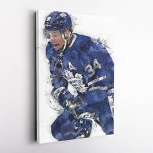 Load image into Gallery viewer, Auston Matthews Canvas Art – Toronto Maple Leafs Wall Decor