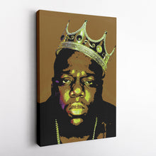 Load image into Gallery viewer, Notorious B.I.G Canvas – Rap Icon Wall Art for Home Decor