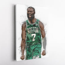 Load image into Gallery viewer, Jaylen Brown Canvas Art – Boston Celtics Wall Decor