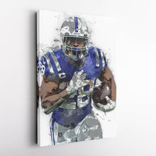 Load image into Gallery viewer, Jonathan Taylor Canvas Art – Indianapolis Colts Wall Decor