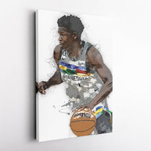 Load image into Gallery viewer, Anthony Edwards Canvas Art – Minnesota Timberwolves Wall Decor
