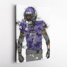 Load image into Gallery viewer, Byron Murphy Jr. Canvas Art – Minnesota Vikings Wall Decor