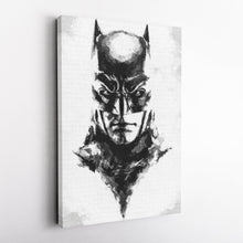 Load image into Gallery viewer, Batman Face Canvas – DC Comics Wall Art Gift for Superhero Fans and Man Cave Decor