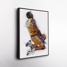 Load image into Gallery viewer, Kobe Bryant Canvas Art – Los Angeles Lakers Wall Decor