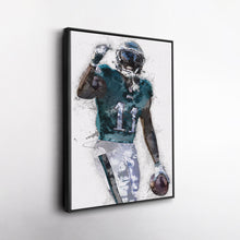 Load image into Gallery viewer, A.J. Brown Canvas Art - Philadelphia Eagles Wall Decor