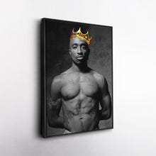 Load image into Gallery viewer, Tupac Illustration Canvas – Rap Legend Wall Art Decor