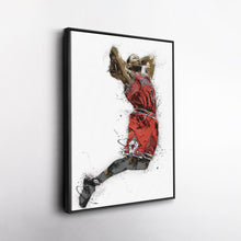 Load image into Gallery viewer, Derrick Rose Canvas Art – Chicago Bulls Wall Decor