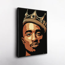 Load image into Gallery viewer, Tupac Canvas – Iconic Rap Wall Art for Music Lovers