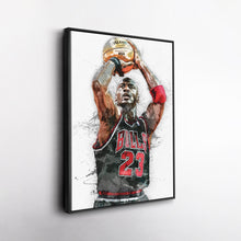 Load image into Gallery viewer, Michael Jordan Canvas Art – Chicago Bulls Legend Wall Decor