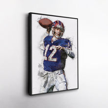 Load image into Gallery viewer, Jim Kelly Canvas Art – Buffalo Bills Wall Decor