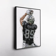 Load image into Gallery viewer, Brock Bowers Canvas Art – Las Vegas Raiders Wall Decor
