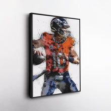 Load image into Gallery viewer, Bo Nix Canvas Art – Denver Broncos Wall Decor