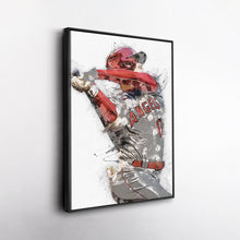 Load image into Gallery viewer, Shohei Ohtani Canvas Art – Los Angeles Angels Wall Decor