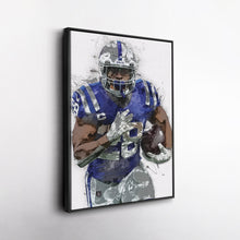 Load image into Gallery viewer, Jonathan Taylor Canvas Art – Indianapolis Colts Wall Decor